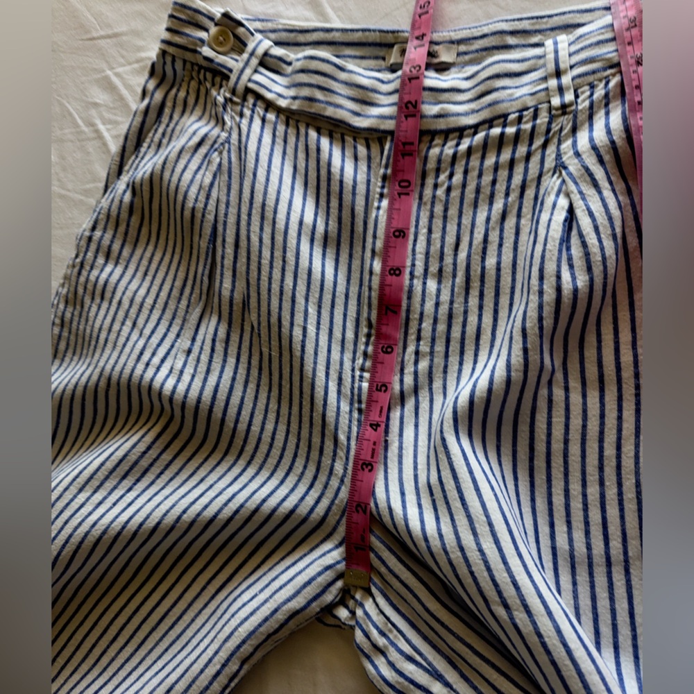 Madewell Women's The Harlow Wide-Leg Pant in 100% Linen Bluestone 10 - Picture 14 of 16